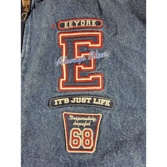 Disney Exclusive Eeyore Jean Varsity Jacket - Large - Picture 9 of 12